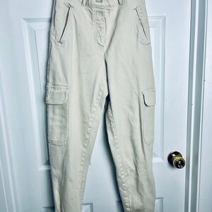 Wilfred Cream Cargo Pants - For your purse-free lifestyle